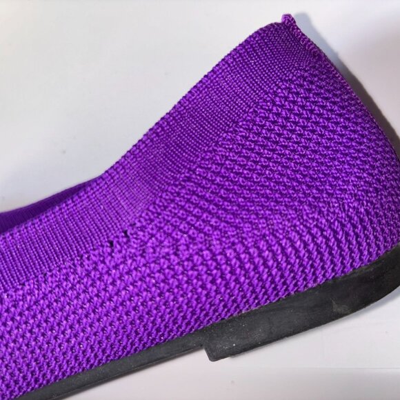 Women's Ballet Flats Size: 8.5M Pointed Toe Lightweight Knit Breathable Slip-On - Picture 4 of 10